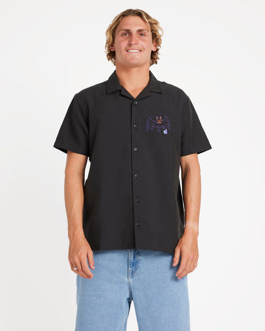 FEATURED ARTIST OZZY WOVEN SHORT SLEEVE SHIRT