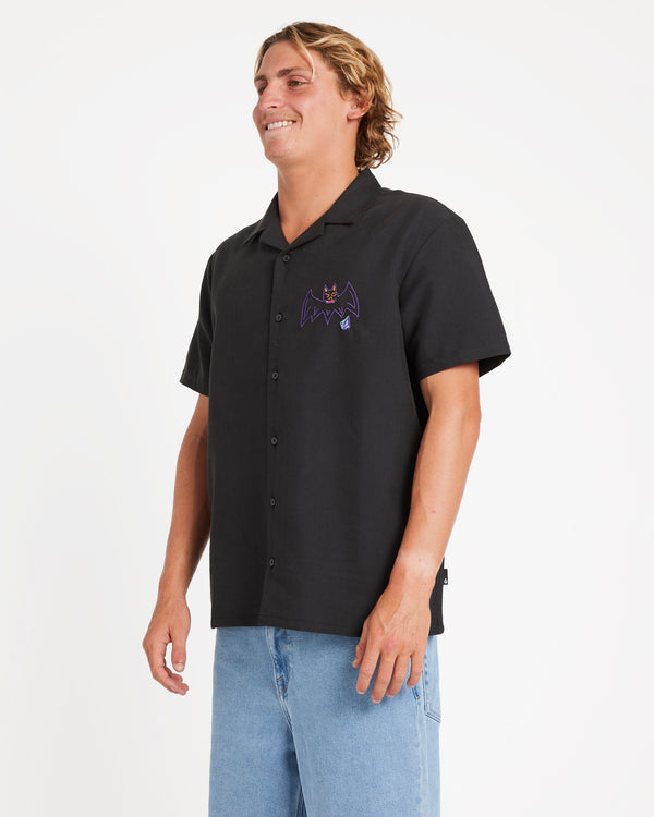 FEATURED ARTIST OZZY WOVEN SHORT SLEEVE SHIRT