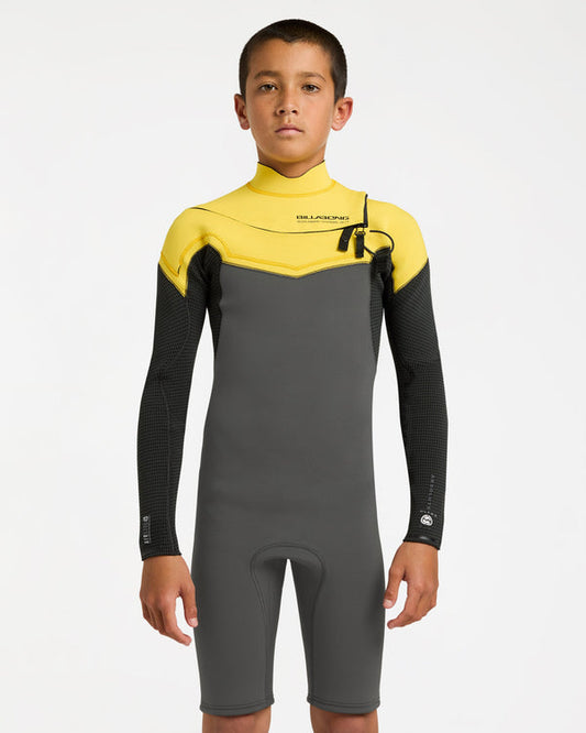 BOYS ABSOLUTE ULTRA 2/2MM CHEST ZIP LONG SLEEVE SPRINGSUIT