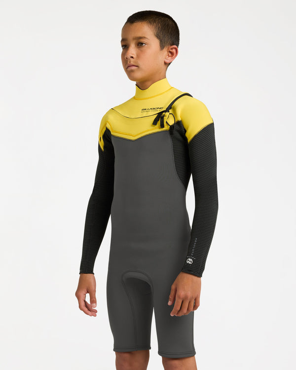 BOYS ABSOLUTE ULTRA 2/2MM CHEST ZIP LONG SLEEVE SPRINGSUIT