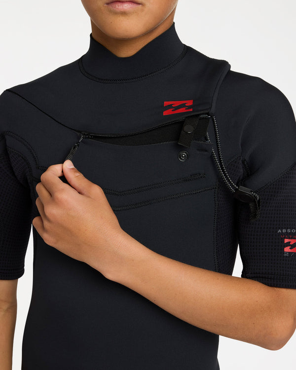 BOYS 2/2MM ABSOLUTE ULTRA CHEST ZIP SPRINGSUIT