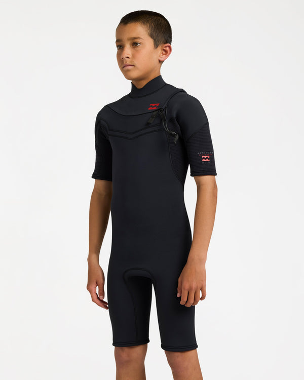 BOYS 2/2MM ABSOLUTE ULTRA CHEST ZIP SPRINGSUIT