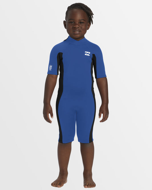 TODDLERS FOIL BACK ZIP SPRINGSUIT 2MM