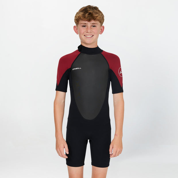 YOUTH REACTOR 2MM SHORT SLEEVE BACK ZIP SPRINGSUIT