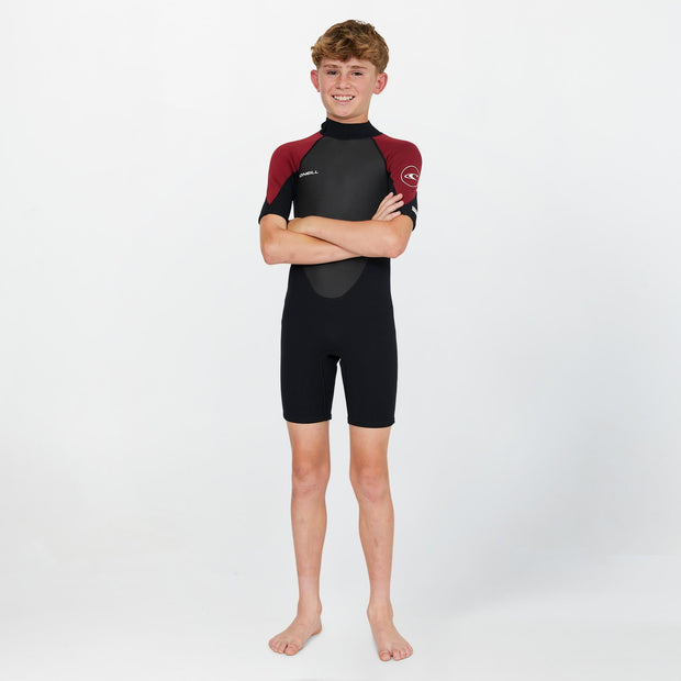 YOUTH REACTOR 2MM SHORT SLEEVE BACK ZIP SPRINGSUIT