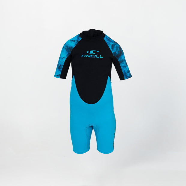 BOYS TODDLER REACTOR 2MM SHORT SLEEVE BACK ZIP SPRINGSUIT