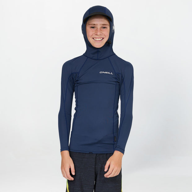 YOUTH TRVLR LONG SLEEVE HOODED RASH VEST
