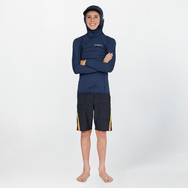 YOUTH TRVLR LONG SLEEVE HOODED RASH VEST