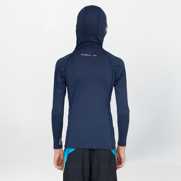 YOUTH TRVLR LONG SLEEVE HOODED RASH VEST