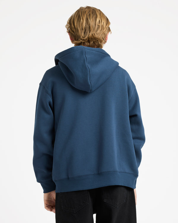 YOUTH ICONIC STONE ZIP UP HOODIE