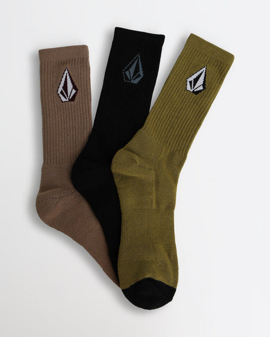 FULL STONE MIX SOCK 3 PACK