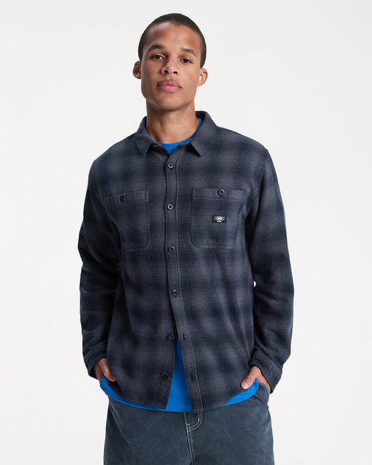 SHADY TIMES LONG SLEEVE FLANNEL SHIRT