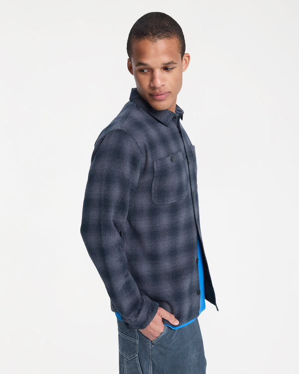 SHADY TIMES LONG SLEEVE FLANNEL SHIRT