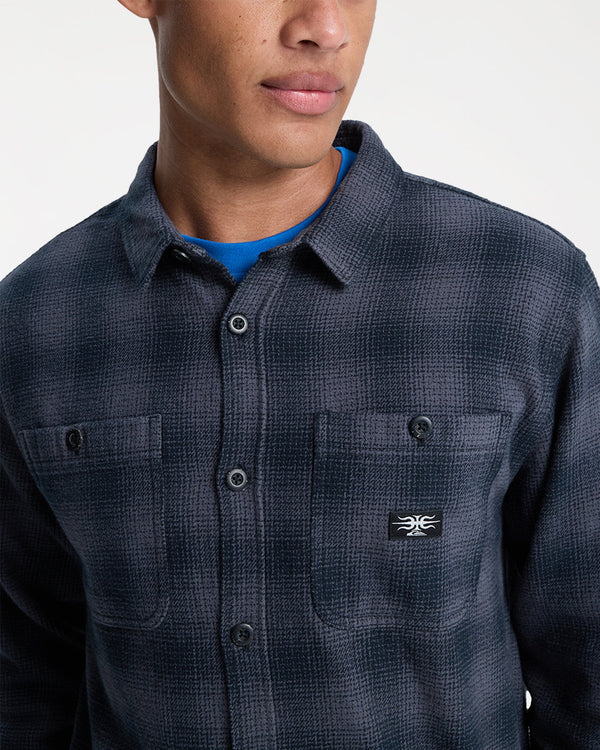 SHADY TIMES LONG SLEEVE FLANNEL SHIRT
