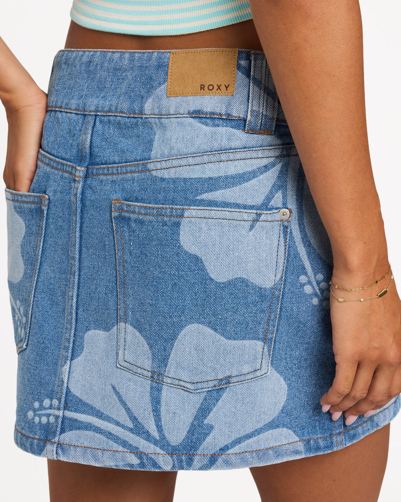 STUNNING SPIRIT DENIM MINI SKIRT