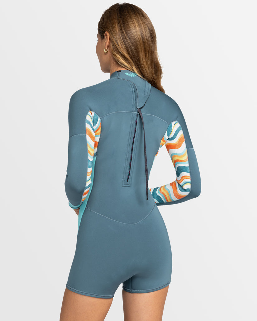 WOMENS SWELL SERIES BACK ZIP SPRINGSUIT 2MM