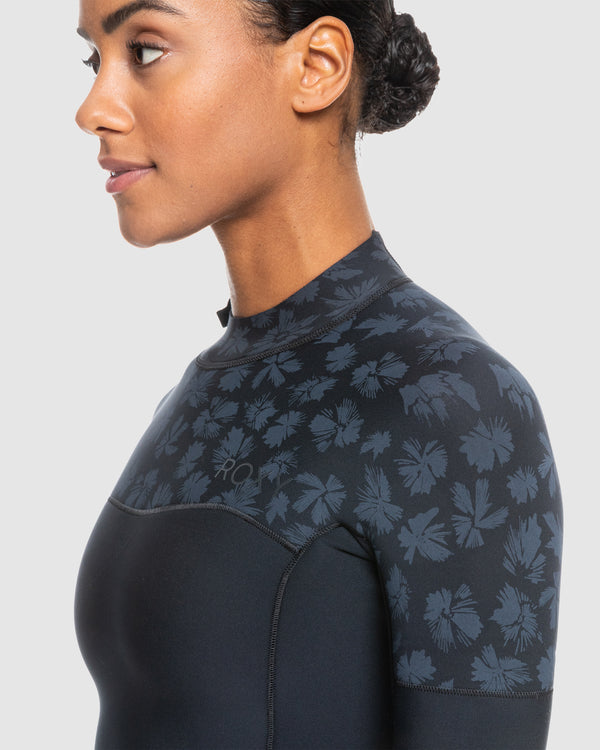 WOMENS 2MM SWELL SERIES SHORT SLEEVE BACK ZIP SPRINGSUIT