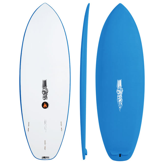 5'2" - 5'8" FLAME FISH SOFTBOARD