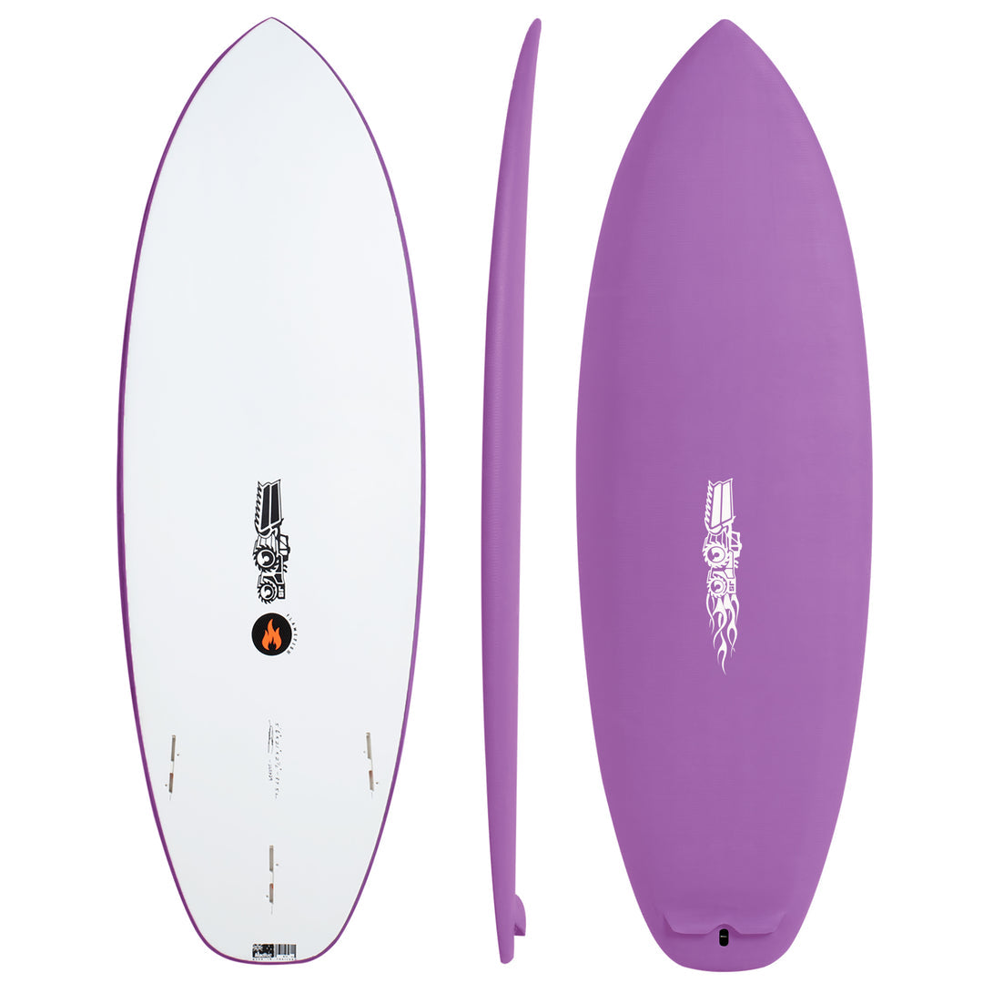 5'2" - 5'8" FLAME FISH SOFTBOARD