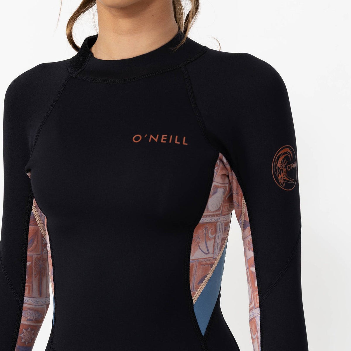 GIRLS BAHIA BACK ZIP MID SPRINGSUIT