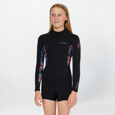 GIRLS BAHIA 2MM LONG SLEEVE BACK ZIP MID SPRINGSUIT