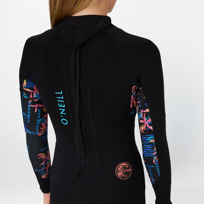 GIRLS BAHIA 2MM LONG SLEEVE BACK ZIP MID SPRINGSUIT