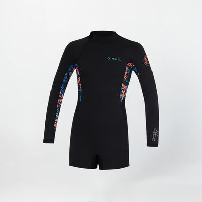 GIRLS BAHIA 2MM LONG SLEEVE BACK ZIP MID SPRINGSUIT
