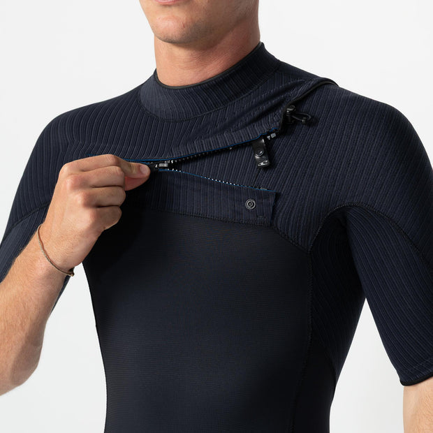 HYPERFREAK 2MM SHORT SLEEVE CHEST ZIP SPRINGSUIT