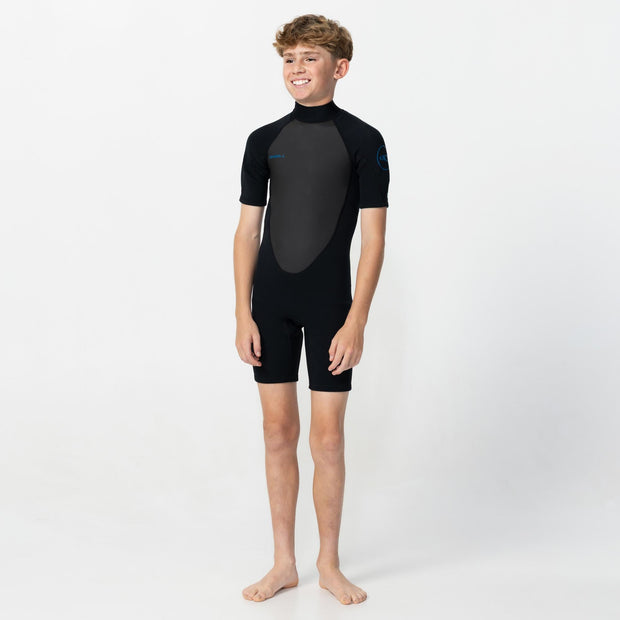 YOUTH REACTOR 2MM SHORT SLEEVE BACK ZIP SPRINGSUIT
