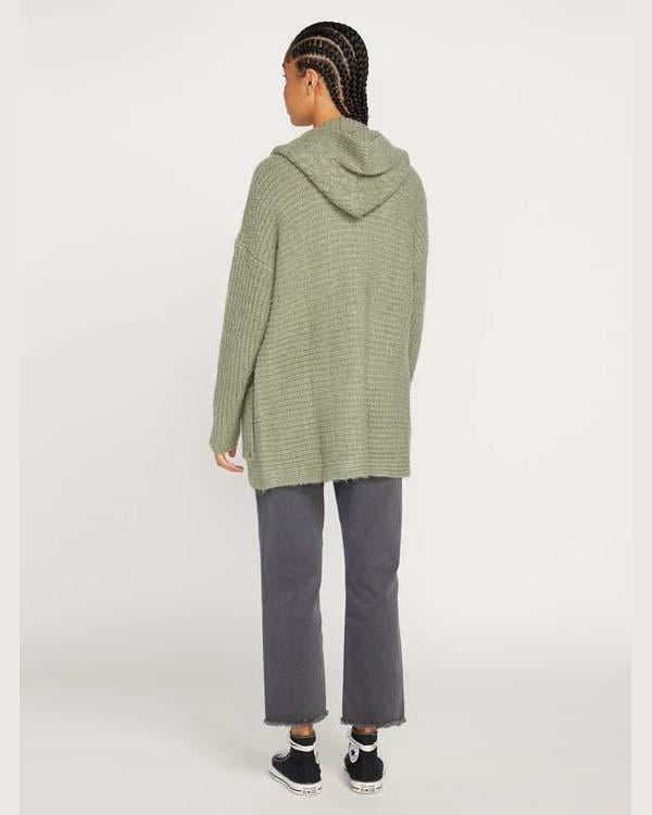 HOMEWARD BOUND II KNITTED HOODED CARDIGAN
