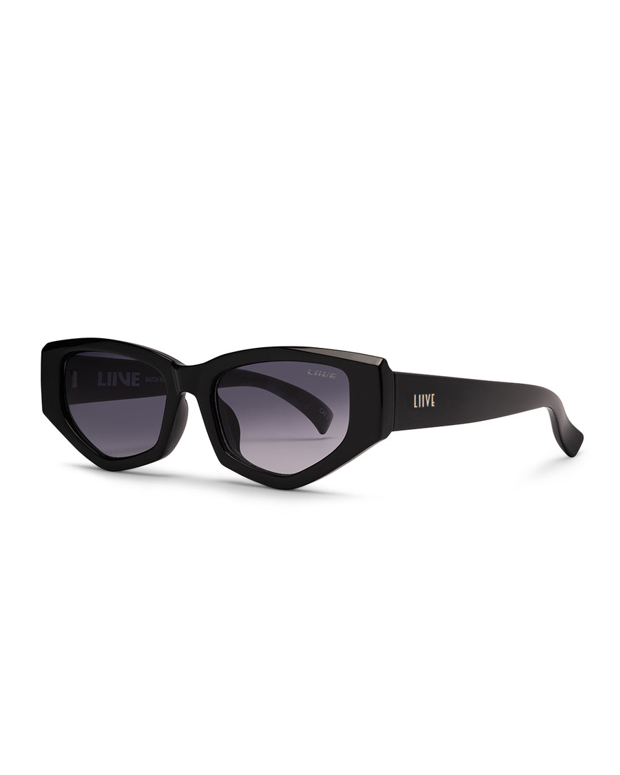 PUNK POLARISED MATT BLACK SUNGLASSES