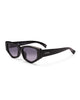PUNK POLARISED MATT BLACK SUNGLASSES