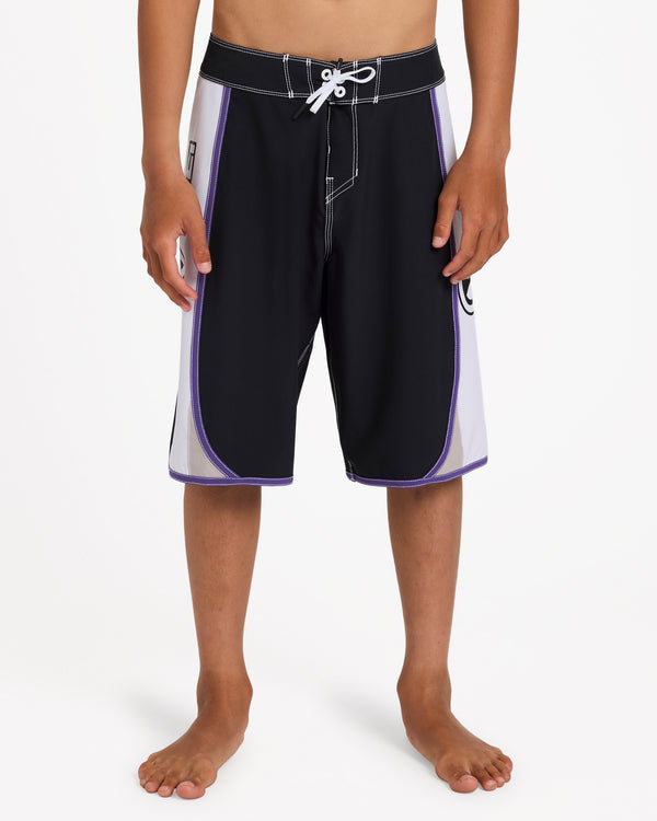 BOYS 8-16 SPEC DBAH BIO WAVE 19" BOARDSHORTS