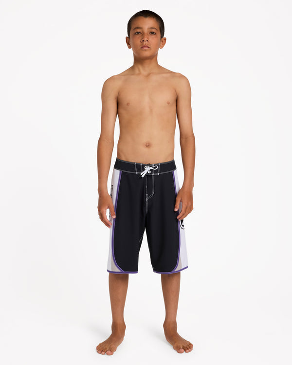 BOYS 8-16 SPEC DBAH BIO WAVE 19" BOARDSHORTS
