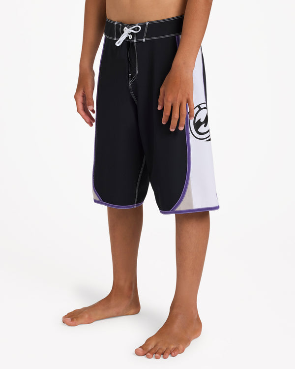 BOYS 8-16 SPEC DBAH BIO WAVE 19" BOARDSHORTS