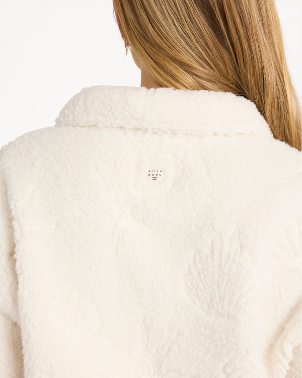 RISING TIDES HALF ZIP FLEECE JUMPER