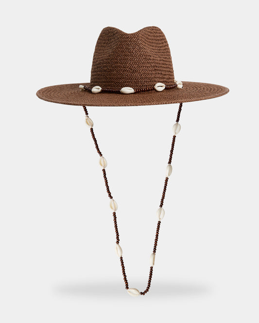 HERE TO STAY PANAMA STRAW HAT