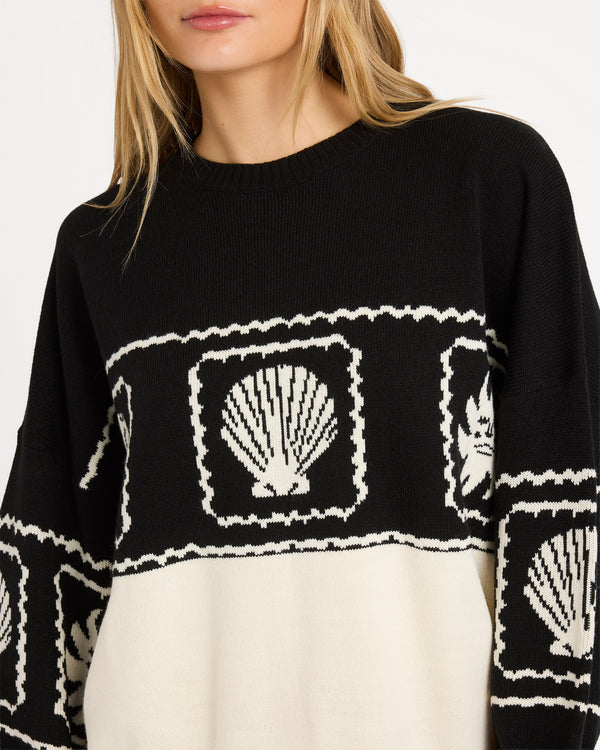 SEA SIDE DREAMER CREW NECK SWEATER