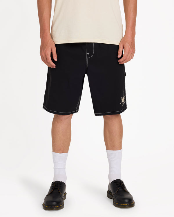 DISTURB 21" ELASTIC WAIST SHORT