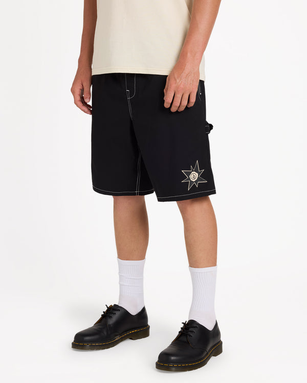DISTURB 21" ELASTIC WAIST SHORT