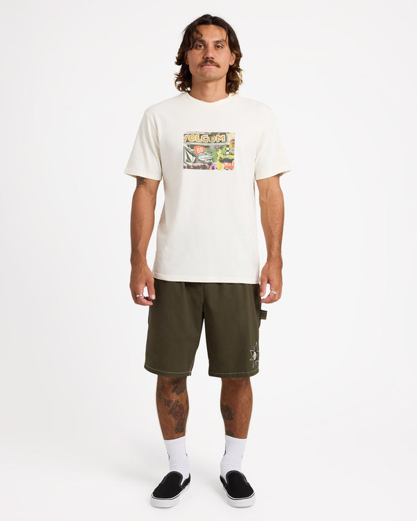 DISTURB 21" ELASTIC WAIST SHORT