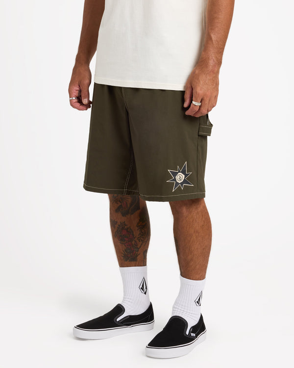 DISTURB 21" ELASTIC WAIST SHORT