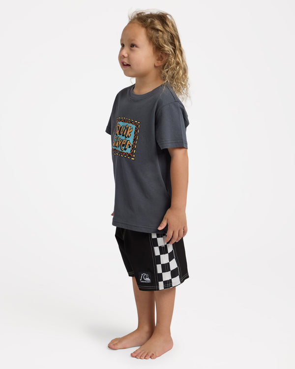 GROMS 2-7 YRS RETRO STACK T-SHIRT