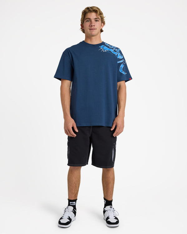 YG SCRAWLED OVERSIZED T-SHIRT