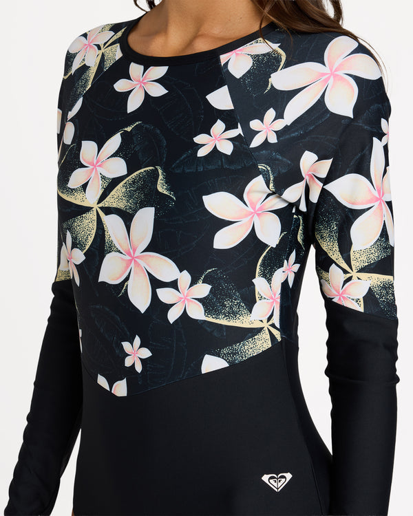 FASHION LONG SLEEVE ONE PIECE SWIMSUIT