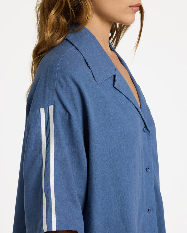 SUN KISSED SHORT SLEEVE LINEN SHIRT