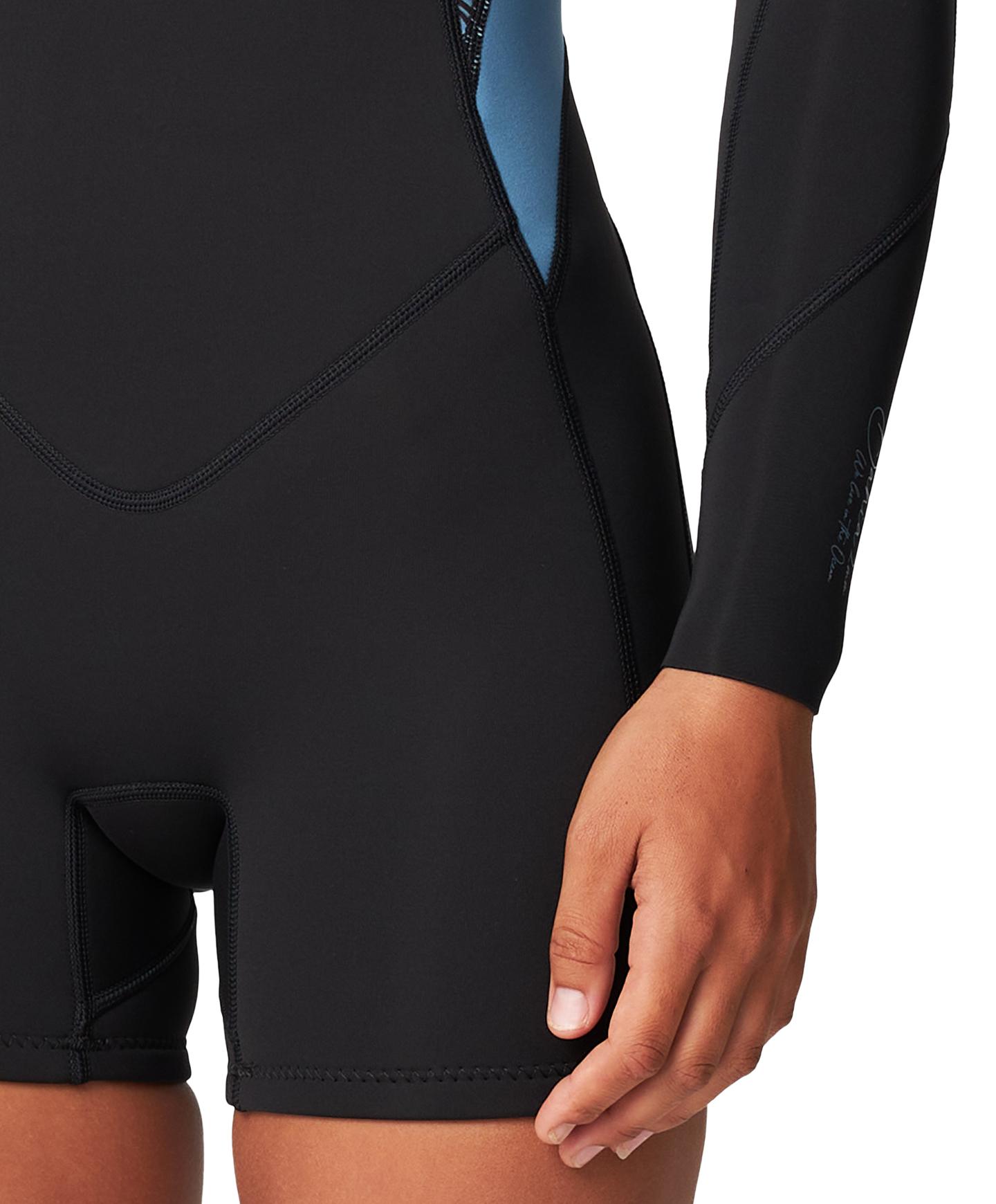 WOMENS BAHIA 2MM LONG SLEEVE BOY LEG BACK ZIP SPRINGSUIT