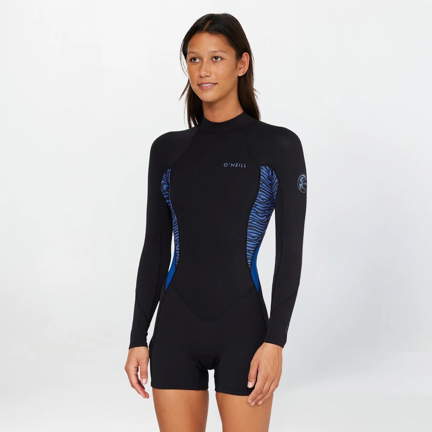 WOMENS BAHIA 2MM LONG SLEEVE BOY LEG BACK ZIP SPRINGSUIT