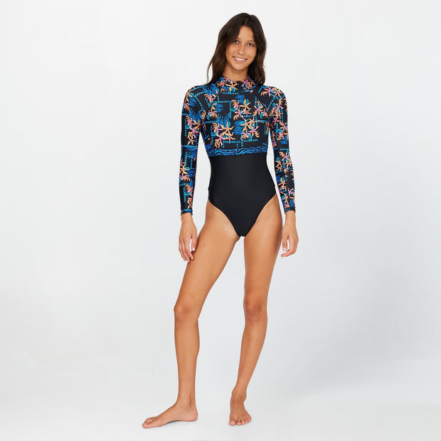 BAHIA LYCRA BACK ZIP SURF SUIT