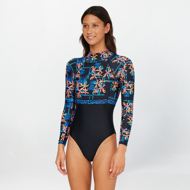 BAHIA LYCRA BACK ZIP SURF SUIT